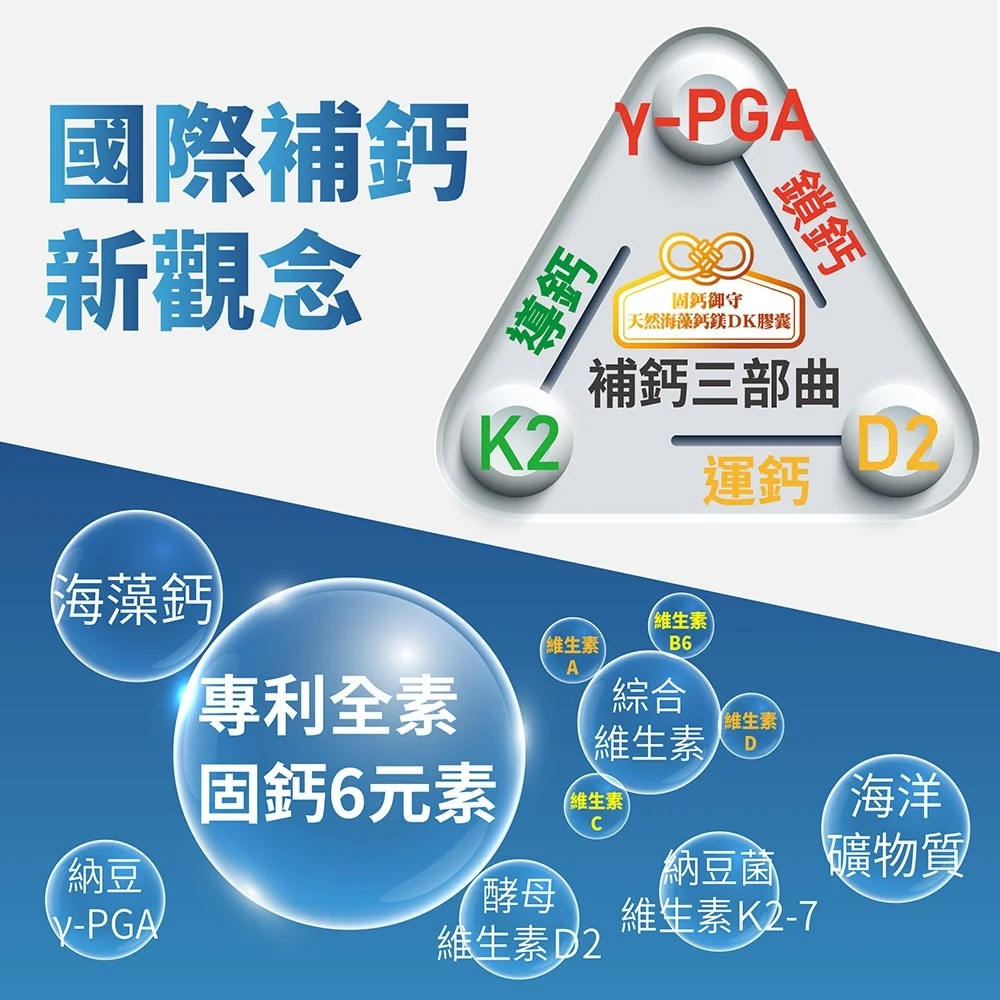 固鈣御守-天然海藻鈣鎂DK膠囊：圖片 4