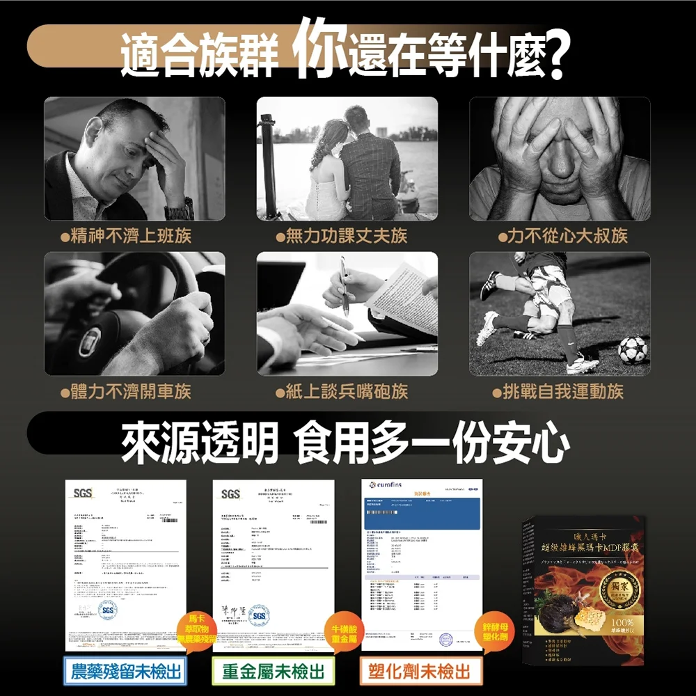 職人瑪卡－超級雄蜂黑瑪卡MDP膠囊：圖片 8